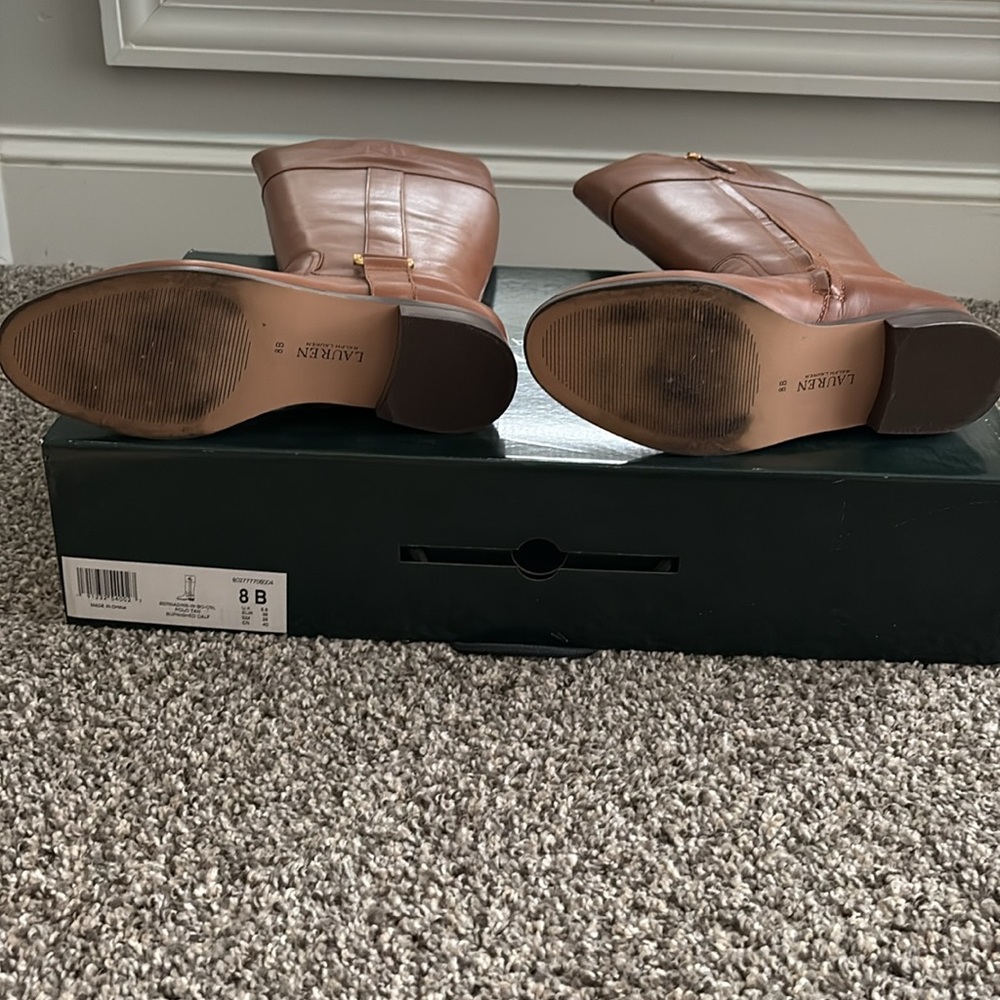 Riding boots leather wide calf - Picture 5 of 7